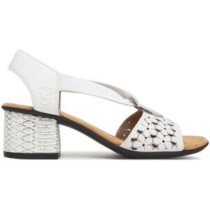 Rieker Sandále 64677-80 Biela Ženy Rieker Sandále 64677-80 Biela Ženy