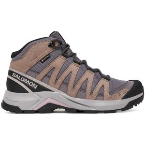 Salomon Trekingová obuv X-Adventure Recon Mid Gore-Tex L47753400 Fialová Ženy Salomon Trekingová obuv X-Adventure Recon Mid Gore-Tex L47753400 Fialová Ženy