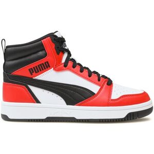 Puma Sneakersy Rebound V6 Mid Jr 393831 03 Červená Deti Puma Sneakersy Rebound V6 Mid Jr 393831 03 Červená Deti