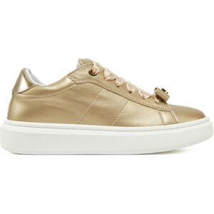 Calvin Klein Jeans Sneakersy Low Cut Lace-Up Sneaker V4A9-83046-1322 M Zlatá Deti Calvin Klein Jeans Sneakersy Low Cut Lace-Up Sneaker V4A9-83046-1322 M Zlatá Deti