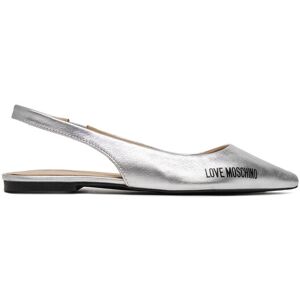 LOVE MOSCHINO Sandále JA11021G1MIF0902 Strieborná Ženy LOVE MOSCHINO Sandále JA11021G1MIF0902 Strieborná Ženy