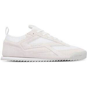 Calvin Klein Sneakersy Low Pro Runner Mix Mat HM0HM02208 Biela Muži Calvin Klein Sneakersy Low Pro Runner Mix Mat HM0HM02208 Biela Muži