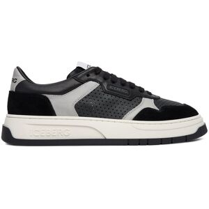 Iceberg Sneakersy Clock IU175107 Čierna Muži Iceberg Sneakersy Clock IU175107 Čierna Muži