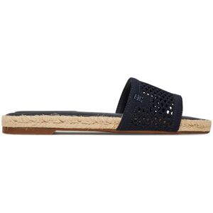 Tommy Hilfiger Espadrilky Knit Mesh Espadrille Flat Sandal FW0FW08744 Tmavomodrá Ženy Tommy Hilfiger Espadrilky Knit Mesh Espadrille Flat Sandal FW0FW08744 Tmavomodrá Ženy