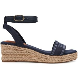 Tommy Hilfiger Espadrilky Tommy Hilfiger Espad Mid Wedge FW0FW08805 Tmavomodrá Ženy Tommy Hilfiger Espadrilky Tommy Hilfiger Espad Mid Wedge FW0FW08805 Tmavomodrá Ženy