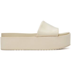 Calvin Klein Jeans Šľapky Flatform Sandal Slide In Nylon YW0YW01791 Écru Ženy Calvin Klein Jeans Šľapky Flatform Sandal Slide In Nylon YW0YW01791 Écru Ženy