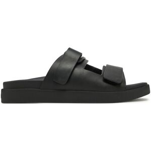 Calvin Klein Sandále Flat Adj Slide Eyelet HW0HW02489 Čierna Ženy Calvin Klein Sandále Flat Adj Slide Eyelet HW0HW02489 Čierna Ženy