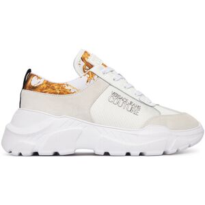 Versace Jeans Couture Sneakersy 80YA3SC1 Biela Muži Versace Jeans Couture Sneakersy 80YA3SC1 Biela Muži