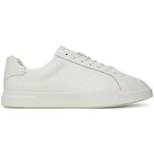 Calvin Klein Sneakersy Low Pro Cups Lace Up Lth Aop HW0HW02817 Biela Ženy Calvin Klein Sneakersy Low Pro Cups Lace Up Lth Aop HW0HW02817 Biela Ženy