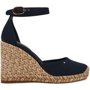 Tommy Hilfiger Espadrilky Wedge FW0FW09225 Tmavomodrá Ženy Tommy Hilfiger Espadrilky Wedge FW0FW09225 Tmavomodrá Ženy