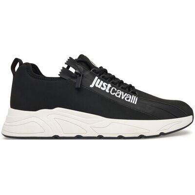 Just Cavalli Sneakersy 80QA3SA2 ZSE70 Čierna Muži Just Cavalli Sneakersy 80QA3SA2 ZSE70 Čierna Muži