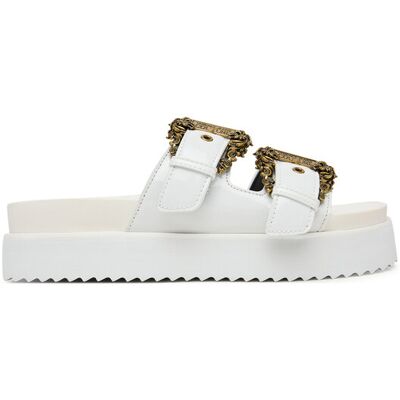 Versace Jeans Couture Šľapky 80VA3SM1 ZS190 3 Biela Ženy Versace Jeans Couture Šľapky 80VA3SM1 ZS190 3 Biela Ženy