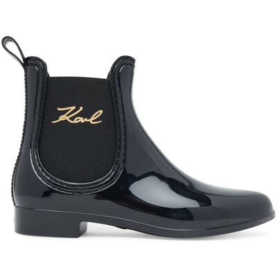 KARL LAGERFELD Gumáky Kalosh II KL94775 Čierna Ženy KARL LAGERFELD Gumáky Kalosh II KL94775 Čierna Ženy