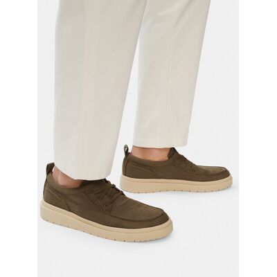 Clarks Poltopánky Polden Moc 26186615 Kaki Muži Clarks Poltopánky Polden Moc 26186615 Kaki Muži