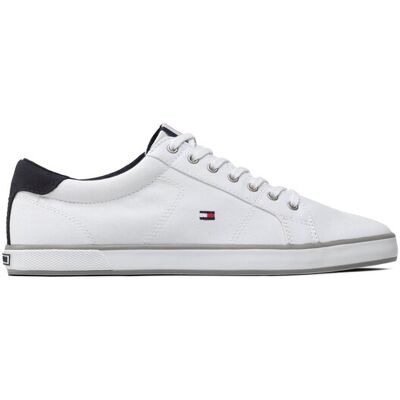 Tommy Hilfiger Tenisky Harlow 1D FM0FM00596 Biela Muži Tommy Hilfiger Tenisky Harlow 1D FM0FM00596 Biela Muži