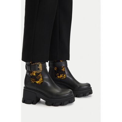 Versace Jeans Couture Členková obuv 79VA3S84 Čierna Ženy Versace Jeans Couture Členková obuv 79VA3S84 Čierna Ženy