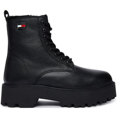 Tommy Jeans Šnurovacia obuv Tjw Platform Boots Wl EN0EN03159 Čierna Ženy Tommy Jeans Šnurovacia obuv Tjw Platform Boots Wl EN0EN03159 Čierna Ženy