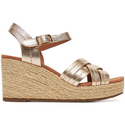Clarks Espadrilky Sabina Strap 26181463 Zlatá Ženy Clarks Espadrilky Sabina Strap 26181463 Zlatá Ženy