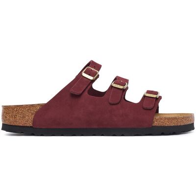 Birkenstock Šľapky Florida 1033172 Bordová Ženy Birkenstock Šľapky Florida 1033172 Bordová Ženy
