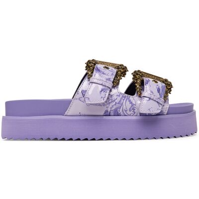 Versace Jeans Couture Šľapky 80VA3SM1 ZS366 338 Fialová Ženy Versace Jeans Couture Šľapky 80VA3SM1 ZS366 338 Fialová Ženy