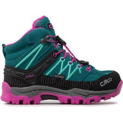 CMP Trekingová obuv Kids Rigel Mid Trekking Shoes Wp 3Q12944 Zelená Deti CMP Trekingová obuv Kids Rigel Mid Trekking Shoes Wp 3Q12944 Zelená Deti
