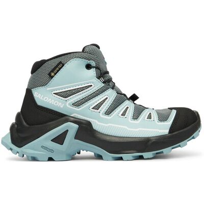 Salomon Trekingová obuv X Ultra Mid Gore-Tex L47746100 Zelená Deti Salomon Trekingová obuv X Ultra Mid Gore-Tex L47746100 Zelená Deti