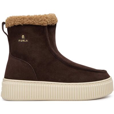 Furla Členková obuv Wallabee YM95FKY-BX3490-5443S-1-007-20-BD Hnedá Ženy Furla Členková obuv Wallabee YM95FKY-BX3490-5443S-1-007-20-BD Hnedá Ženy