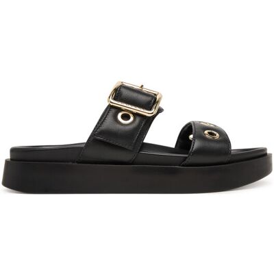 Inuikii Šľapky Tilda Buckle 1004.003.0631 Čierna Ženy Inuikii Šľapky Tilda Buckle 1004.003.0631 Čierna Ženy