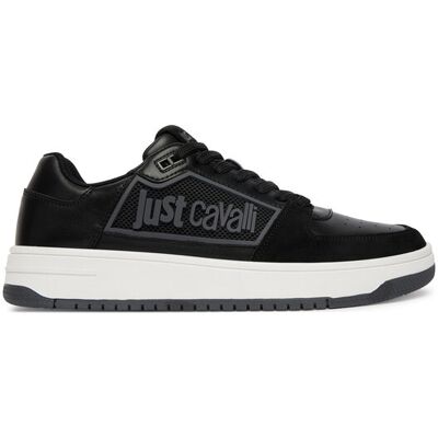 Just Cavalli Sneakersy 80QA3SM1 ZPC09 Čierna Muži Just Cavalli Sneakersy 80QA3SM1 ZPC09 Čierna Muži