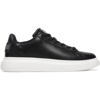 Just Cavalli Sneakersy 80QA3SBD ZPC18 Čierna Muži Just Cavalli Sneakersy 80QA3SBD ZPC18 Čierna Muži