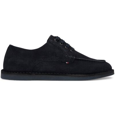 Tommy Hilfiger Poltopánky Stitchdown Suede Derby FM0FM05841 Tmavomodrá Muži Tommy Hilfiger Poltopánky Stitchdown Suede Derby FM0FM05841 Tmavomodrá Muži