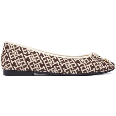 Tommy Hilfiger Baleríny Th Charm Jacquard Ballerina FW0FW09504 Farebná Ženy Tommy Hilfiger Baleríny Th Charm Jacquard Ballerina FW0FW09504 Farebná Ženy