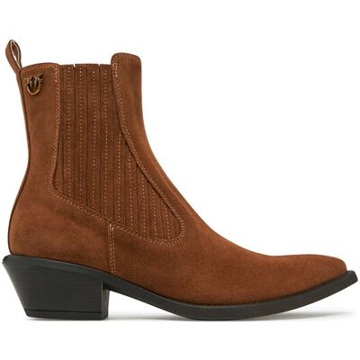 PINKO Kovbojské topánky Tex 14 SD0345P002 Hnedá Ženy PINKO Kovbojské topánky Tex 14 SD0345P002 Hnedá Ženy