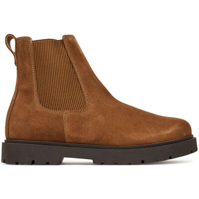 Birkenstock Členková obuv s elastickým prvkom Highwood Slip On Mid 1030632 Hnedá Ženy Birkenstock Členková obuv s elastickým prvkom Highwood Slip On Mid 1030632 Hnedá Ženy