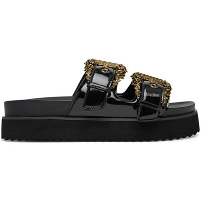 Versace Jeans Couture Šľapky 80VA3SM1 ZS190 899 Čierna Ženy Versace Jeans Couture Šľapky 80VA3SM1 ZS190 899 Čierna Ženy