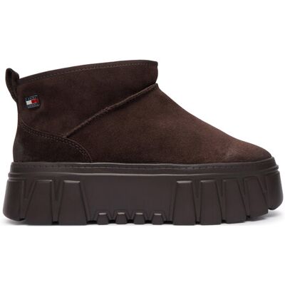 Tommy Jeans Snehule Tjw Suede Platform Boots Wl EN0EN03158 Hnedá Ženy Tommy Jeans Snehule Tjw Suede Platform Boots Wl EN0EN03158 Hnedá Ženy