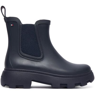 Tommy Hilfiger Gumáky Flag Cleated FW0FW09387 Tmavomodrá Ženy Tommy Hilfiger Gumáky Flag Cleated FW0FW09387 Tmavomodrá Ženy