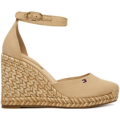 Tommy Hilfiger Espadrilky Wedge FW0FW09225 Béžová Ženy Tommy Hilfiger Espadrilky Wedge FW0FW09225 Béžová Ženy