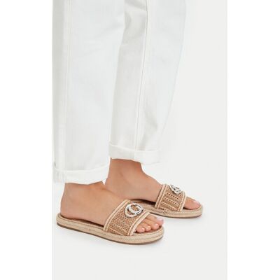 Guess Espadrilky FLJKLI FAB03 Béžová Ženy Guess Espadrilky FLJKLI FAB03 Béžová Ženy