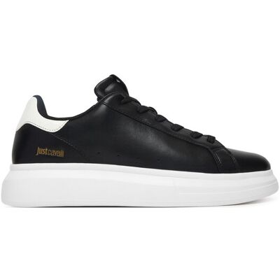 Just Cavalli Sneakersy 80QA3SBG ZPC20 Čierna Muži Just Cavalli Sneakersy 80QA3SBG ZPC20 Čierna Muži