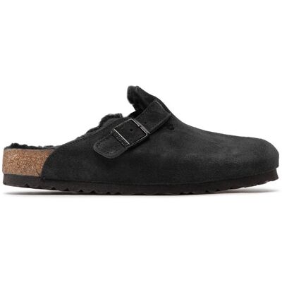 Birkenstock Šľapky Boston Vl/Sheraling 0259881 Čierna Muži Birkenstock Šľapky Boston Vl/Sheraling 0259881 Čierna Muži