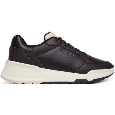 Calvin Klein Sneakersy City Runner Laceup Lth Mix HM0HM02309 Bordová Muži Calvin Klein Sneakersy City Runner Laceup Lth Mix HM0HM02309 Bordová Muži