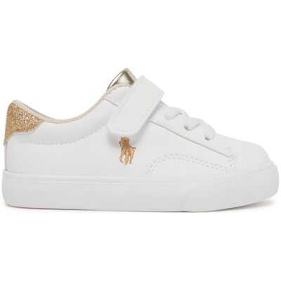 Polo Ralph Lauren Sneakersy RF104099 Biela Deti Polo Ralph Lauren Sneakersy RF104099 Biela Deti