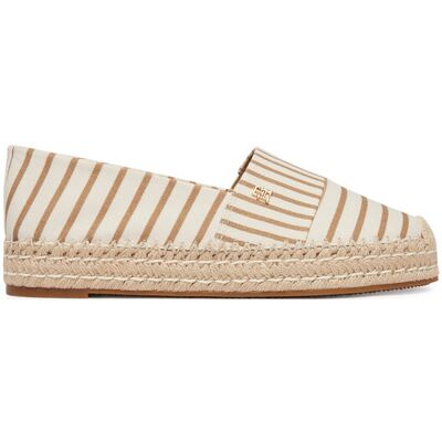 Tommy Hilfiger Espadrilky Th Platform Espadrille Stripes FW0FW09143 Béžová Ženy Tommy Hilfiger Espadrilky Th Platform Espadrille Stripes FW0FW09143 Béžová Ženy