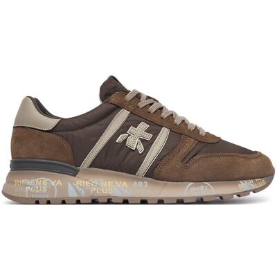Premiata Sneakersy Lander Var 8410 Hnedá Muži Premiata Sneakersy Lander Var 8410 Hnedá Muži