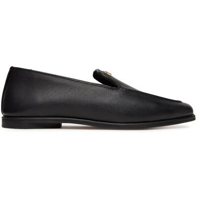Tommy Hilfiger Lordsy Th Leather Loafer FW0FW09319 Čierna Ženy Tommy Hilfiger Lordsy Th Leather Loafer FW0FW09319 Čierna Ženy