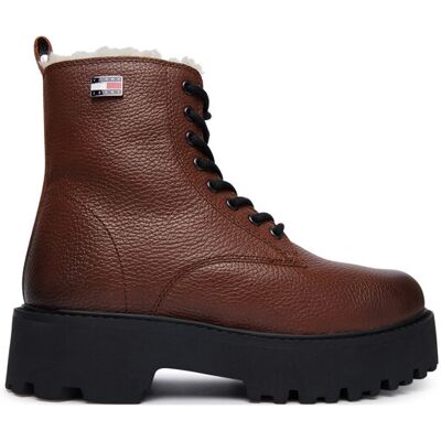 Tommy Jeans Šnurovacia obuv Tjw Platform Boots Wl EN0EN03159 Hnedá Ženy Tommy Jeans Šnurovacia obuv Tjw Platform Boots Wl EN0EN03159 Hnedá Ženy
