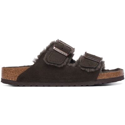 Birkenstock Šľapky Arizona Shearling 1020528 Hnedá Ženy Birkenstock Šľapky Arizona Shearling 1020528 Hnedá Ženy