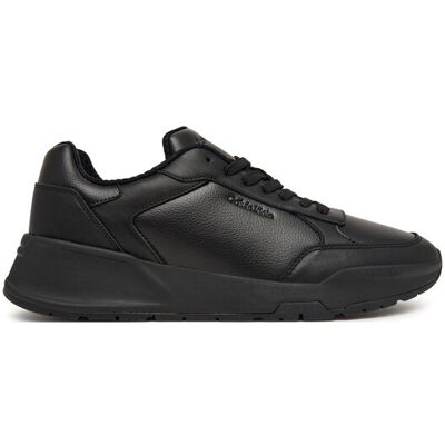 Calvin Klein Sneakersy City Runner Laceup Lth Mix HM0HM02309 Čierna Muži Calvin Klein Sneakersy City Runner Laceup Lth Mix HM0HM02309 Čierna Muži