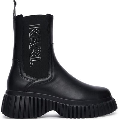 KARL LAGERFELD Členková obuv Kreeper Wedge KL44460 Čierna Ženy KARL LAGERFELD Členková obuv Kreeper Wedge KL44460 Čierna Ženy